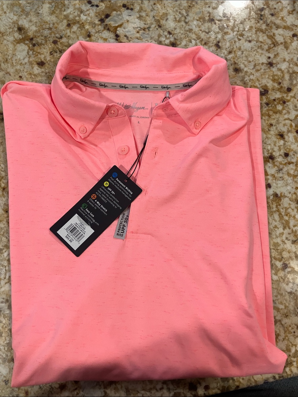 Walter Hagen golf casual moisture wicking polo shirt